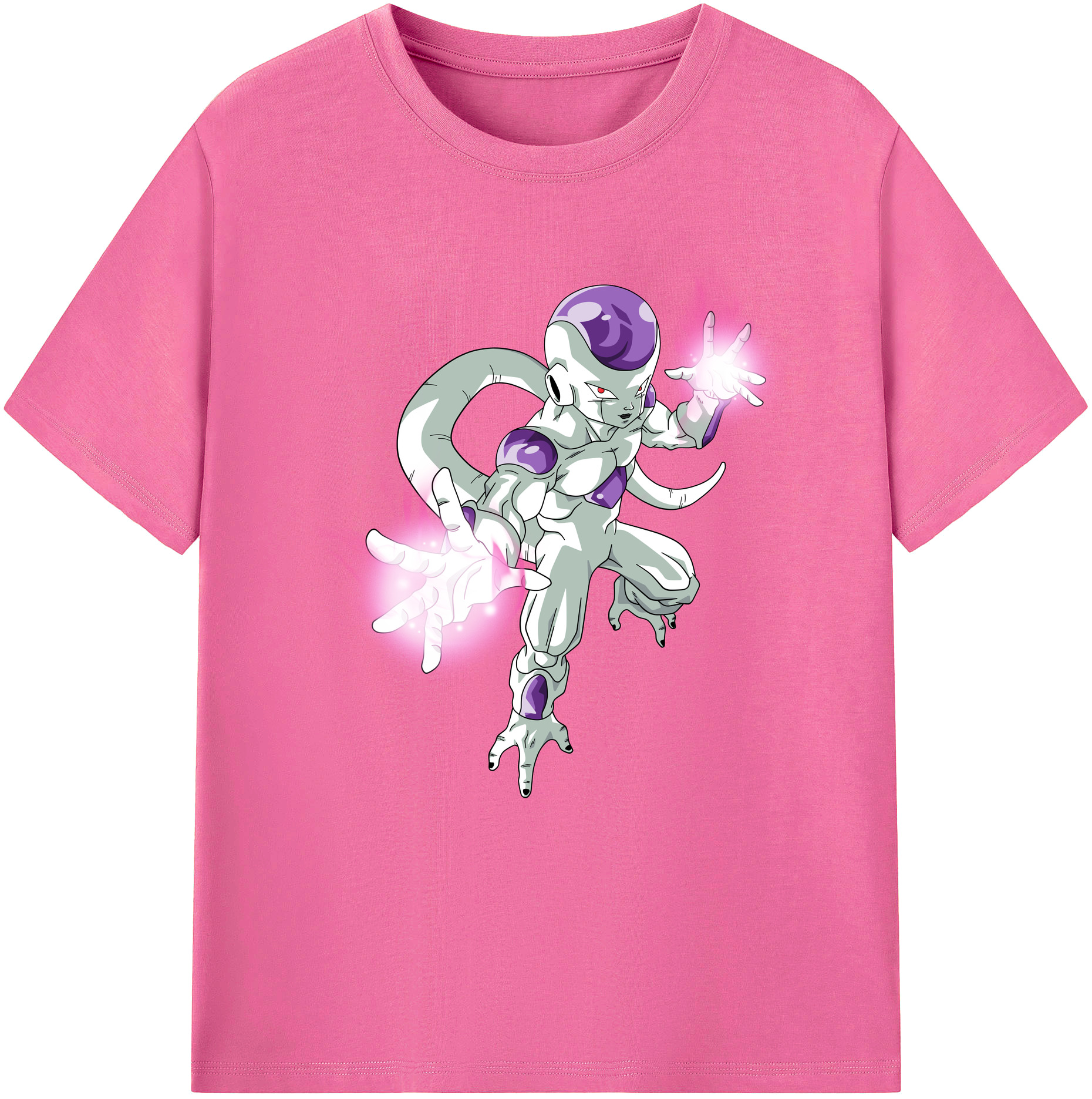 （画像用） ドラゴンボール フリーザ DRAGON BALL Frieza レディースカジュアルプリントTシャツ（綿100％）